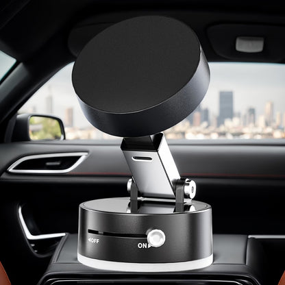 “Magnetic Phone Holder with Vacuum Grip — Zero Wobble, Full 360° Control.”