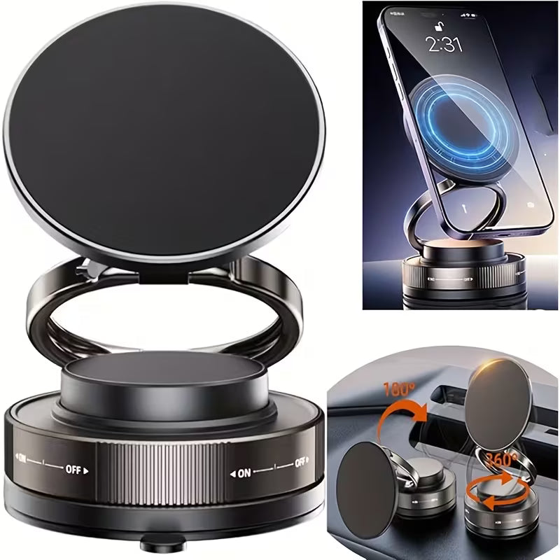 Vacuum Magnetic Phone Holder for Car New